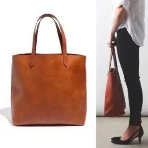 Madewell Transport Tote in English Saddle